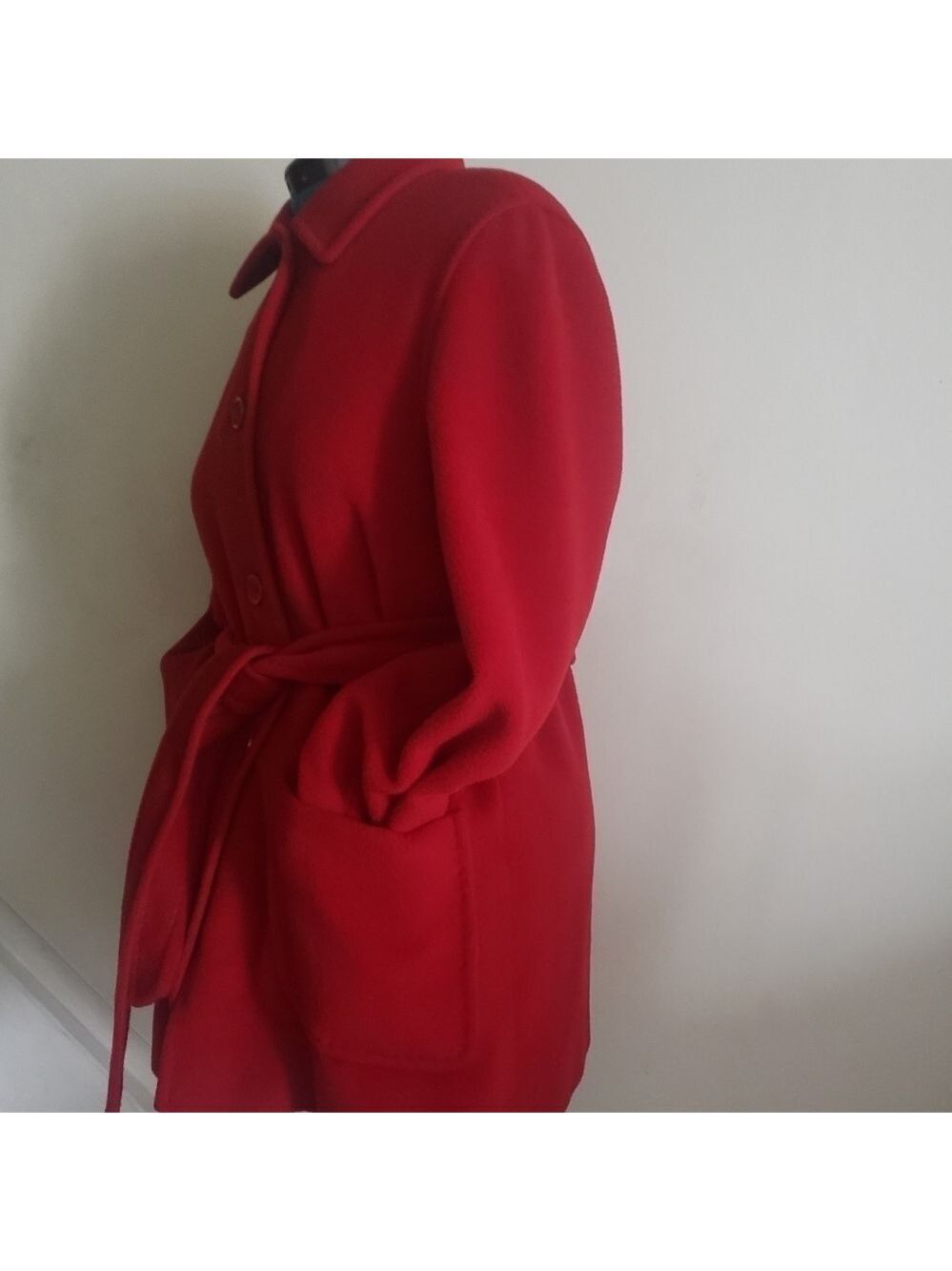 HP. Cinzia Rocca Fodera Bemberg Wool And Cashmere Coat - Picture 8 of 14